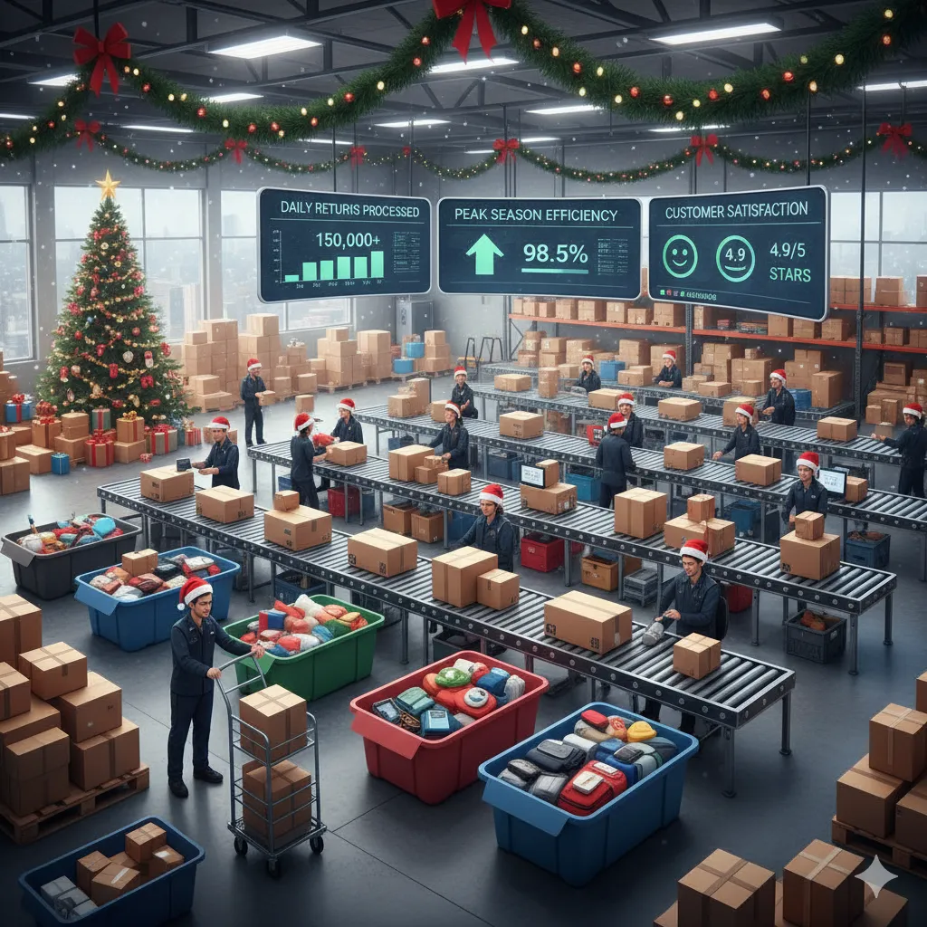 Holiday return surge preparation